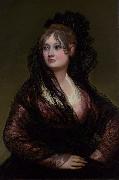 Francisco de Goya Portrait of Dona Isabel de Porcel (mk08) oil